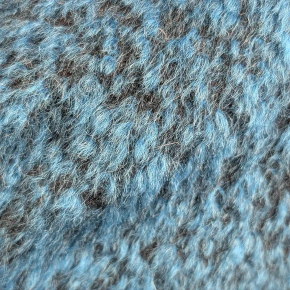 Vintage 1960s Mohair Coat Real Fur Collar | Union Made | Size XS/S - Picture 11 of 16